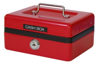 6" Cash Box with Single Lock 8826