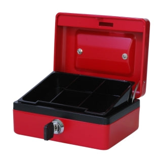 6" Cash Box with Single Lock 8826